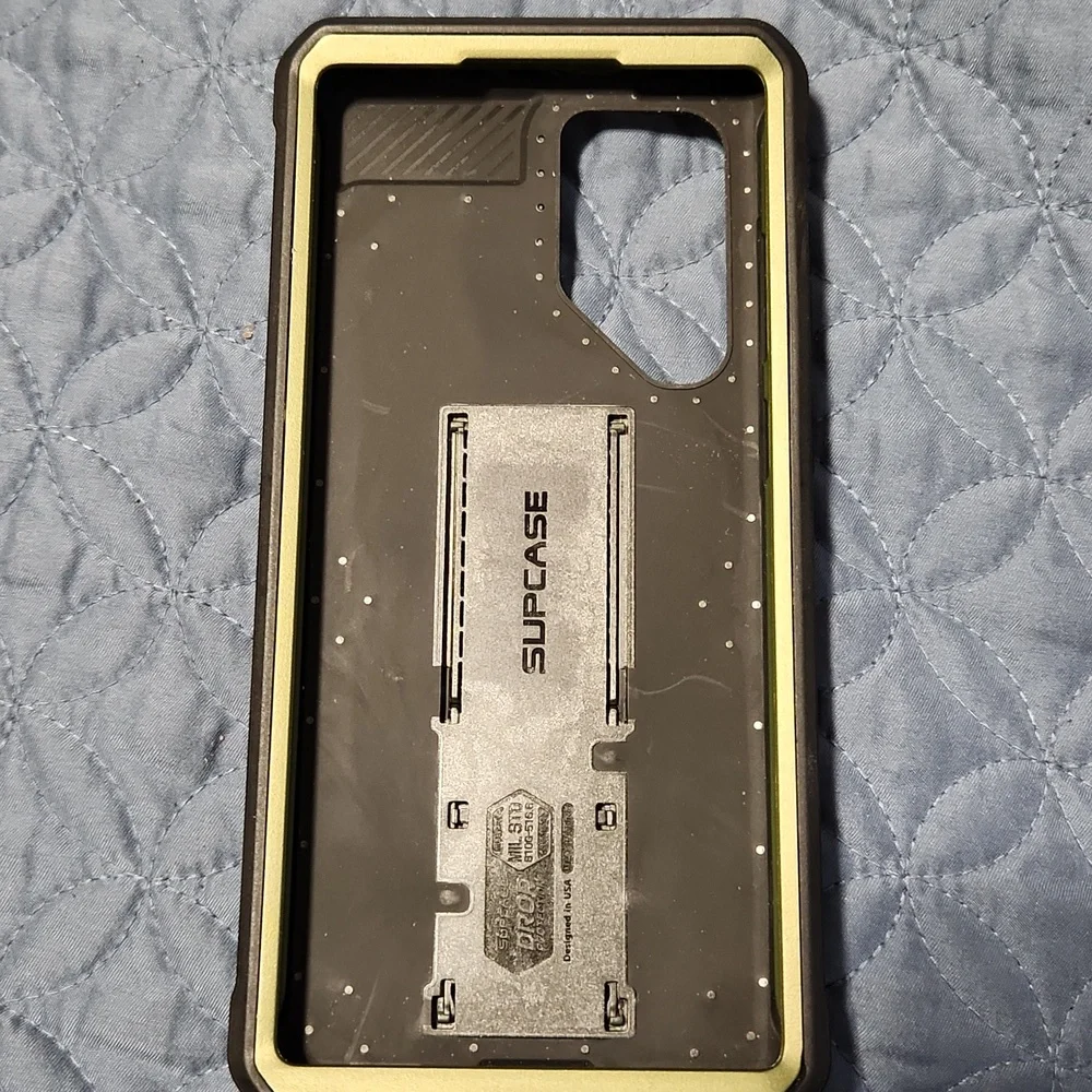 S22 Ultra Green Supcase Wiyh Belt Clip Case